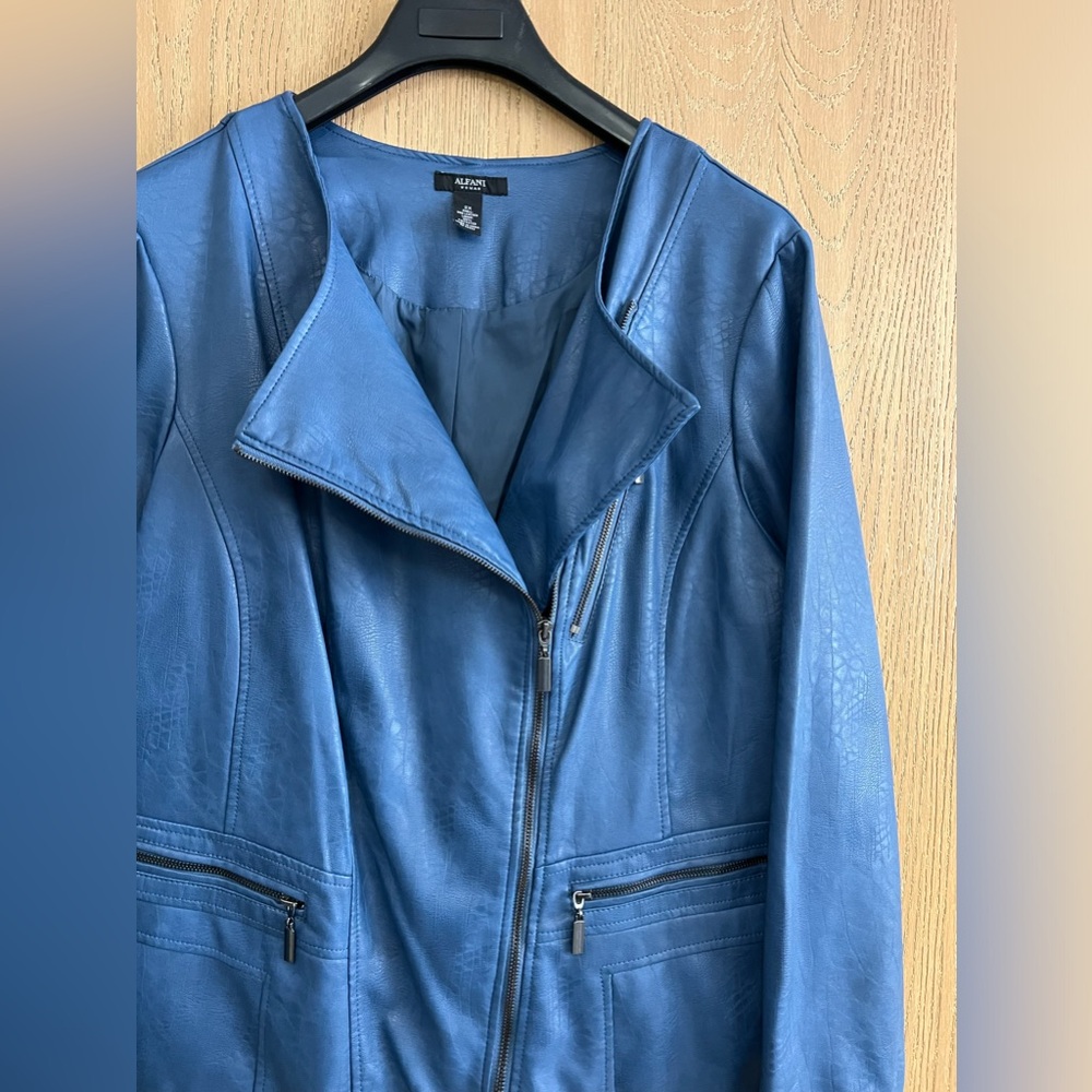 Woman’s, jacket, leather look